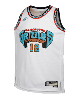 Подростковые джерси Ja Morant Memphis Grizzlies 2024/25 Hardwood Classics Big Kids' Nike NBA Swingman Jersey