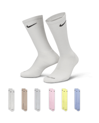 Unisex носки Nike Everyday Plus Cushioned Training Crew Socks (6 Pairs) для тренировок