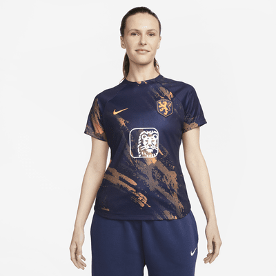 Playera de fútbol Nike Dri-FIT para mujer Netherlands Academy Pro