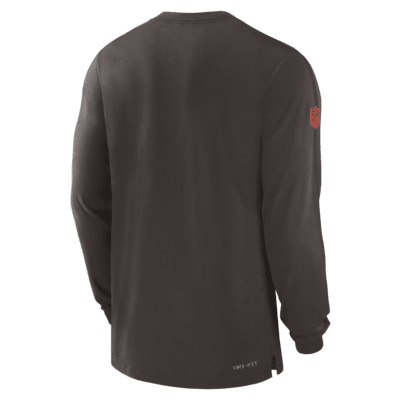 Cleveland Browns Sideline Player Team Issue Men’s Nike Dri-FIT Long-Sleeve Top