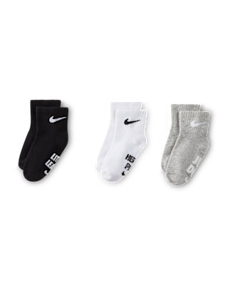 Детские носки Nike Verbiage Gripper Socks (3 Pairs) Baby Socks