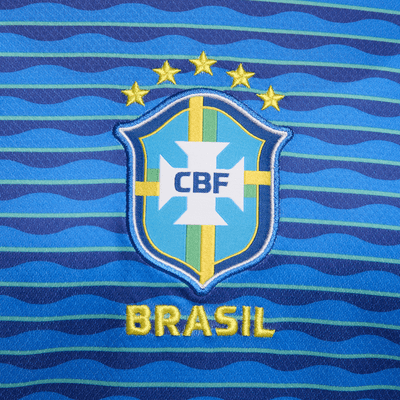 Jersey de fútbol Nike Dri-FIT replica de Brasil visitante 2024 Stadium para mujer