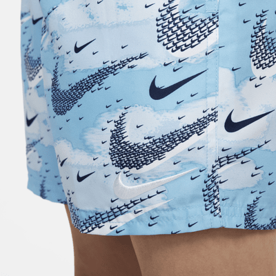 Shorts de vóleibol de 10 cm para niño talla grande Nike Swim Flock