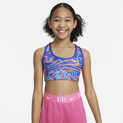 Nike Swoosh Older Kids' (Girls') Reversible Sports Bra