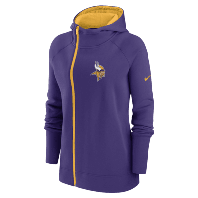 Nike Assymetrical (NFL Minnesota Vikings) Women's Full-Zip Hoodie. Nike.com