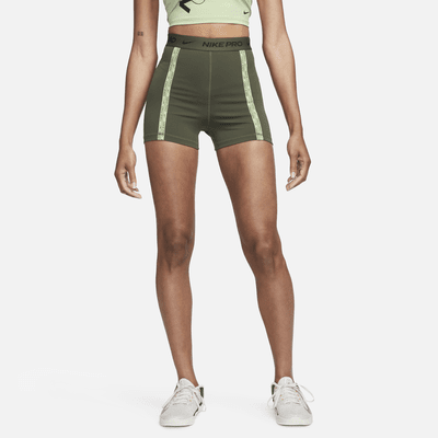 BLACK-FRIDAY 2023 : Nike Pro 3in Shorts Femmes - Gris , Noir pas cher