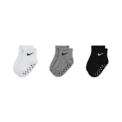 Conjunto de calcetines adherentes para bebé (6-12 meses) (6 pares) Nike Core Swoosh