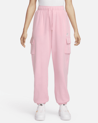 Женские  Nike Sportswear Club Fleece Mid-Rise Oversized Cargo Sweatpants