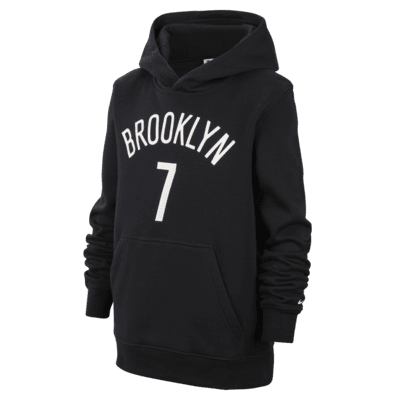 Brooklyn Nets Youth Logo Performance Pullover Fleece Hoodie