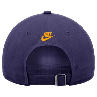 Gorra ajustable universitaria Nike con logotipo de LSU