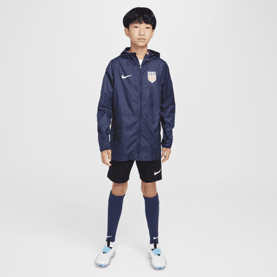 USMNT Academy Pro Big Kids' Nike Soccer Hooded Rain Jacket