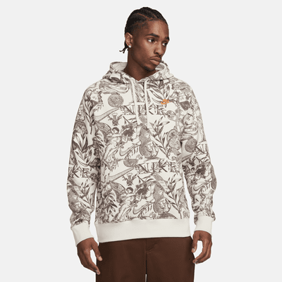 Nike Sportswear Club Fleece Men's Pullover Printed Hoodie