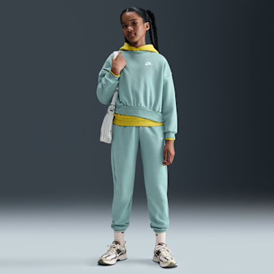 Nike Sportswear Club Fleece Girls' Boxy Crew-Neck Sweatshirt