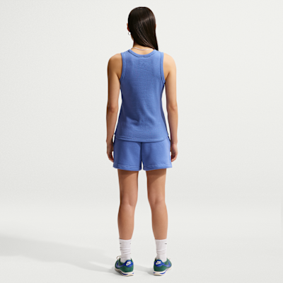 Playera de tirantes de tela de canalé ajustada para mujer Nike Sportswear