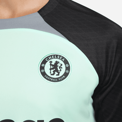 Chelsea F.C. Strike Third Men's Nike Dri-FIT Football Short-Sleeve Knit ...