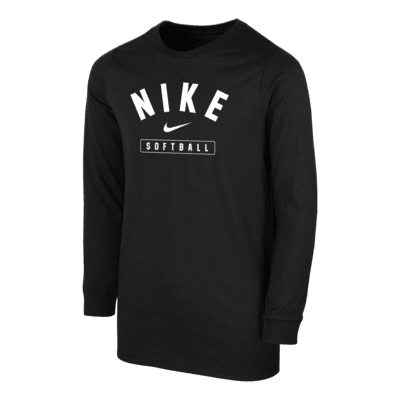 Nike Big Kids' Softball Long-Sleeve T-Shirt. Nike.com