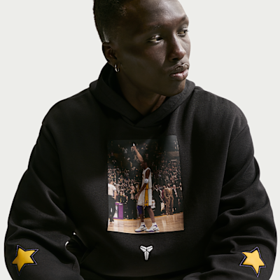 Felpa pullover da basket in fleece con cappuccio Dri-FIT Kobe – Uomo