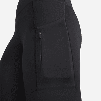 Leggings de largo completo y tiro medio con sujeción firme y bolsillos para mujer Nike Go