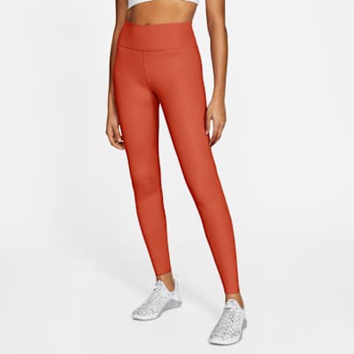 orange nike leggings
