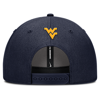 Gorra Nike College ajustable para hombre West Virginia Sideline Rise Practice