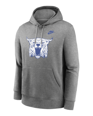 Мужское худи Kentucky Wildcats Legacy Club Primary Logo Nike College Pullover Hoodie