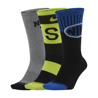 Nike SB Everyday Max Lightweight Skate Crew Socks (3 Pairs)