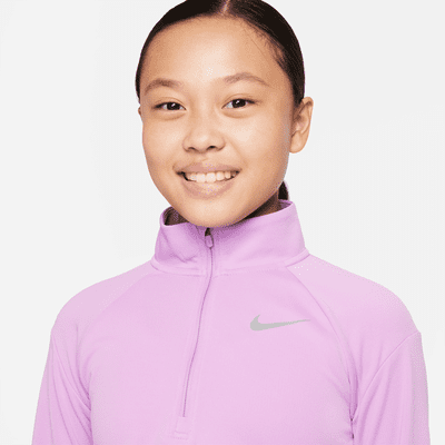 Nike Dri-FIT Big Kids' (Girls') Long-Sleeve Running Top