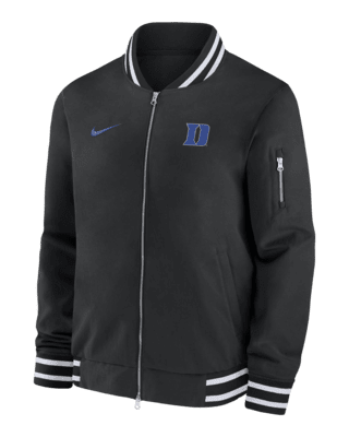 Мужская куртка Duke Blue Devils Sideline Nike College Full-Zip Bomber