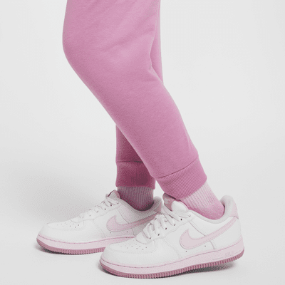 Pants de entrenamiento de French Terry para niños talla pequeña Nike Sportswear Club Fleece