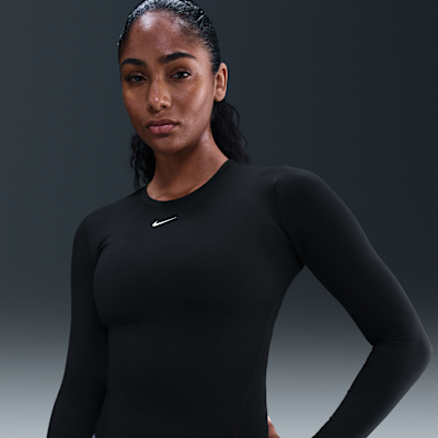 Dámské tričko Nike One Fitted Dri-FIT s dlouhým rukávem