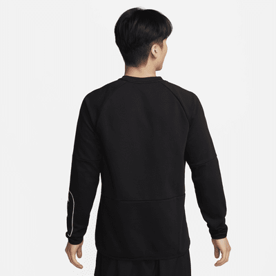 Nike メンズDri-FIT フリース フィットネス クルーネック トップ