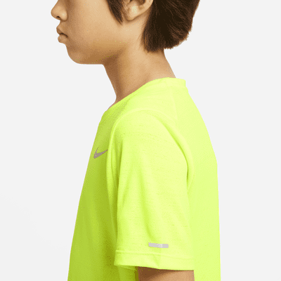 Nike Dri-FIT Miler Trainingsoberteil für ältere Kinder (Jungen)