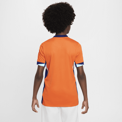 Netherlands (Women's Team) 2024/25 Stadium Home Older Kids' Nike Dri-FIT Football Replica Shirt