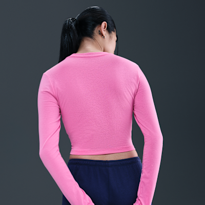 Nike Sportswear Chill Knit Women's Slim Long-Sleeve Cropped Top
