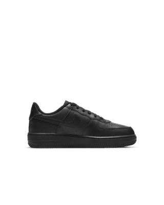 Kids Black Air Force 1 Shoes.