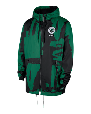 Мужская куртка Boston Celtics Courtside Nike NBA Club Woven Full-Zip