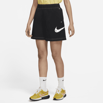 Nike Sportswear Swoosh 女款梭織高腰短褲