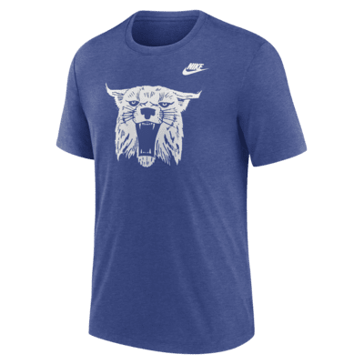 Playera universitaria Nike para hombre Kentucky Wildcats Blitz Evergreen Legacy Primary