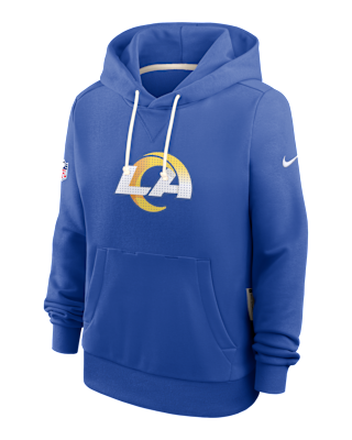 Женское худи Los Angeles Rams Sideline Nike Dri-FIT NFL Pullover Hoodie