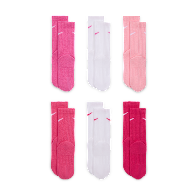 Nike Dri-FIT Performance Basics Little Kids' Crew Socks (6 Pairs)