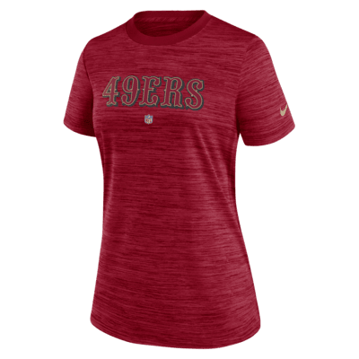 Nike / Women's San Francisco 49ers Sideline Velocity Gym Red T