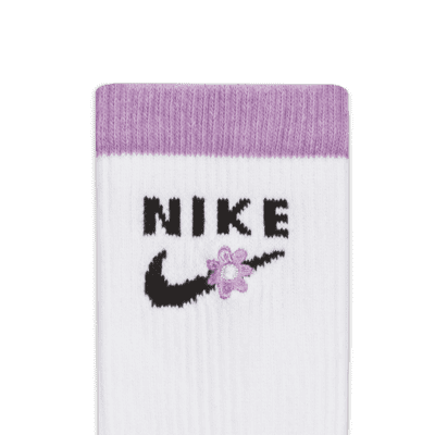 Nike Everyday Plus Kids' Cushioned Crew Socks (3 Pairs)