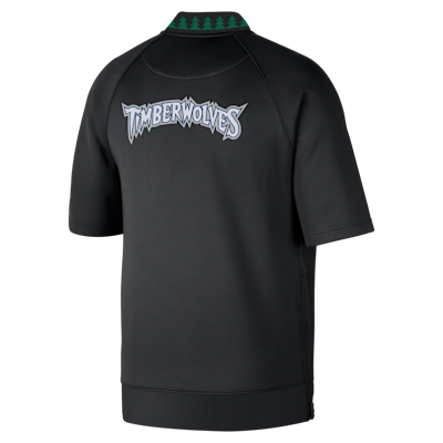 Minnesota Timberwolves Hardwood Classics Men's Nike Dri-FIT NBA Short-Sleeve Jacket