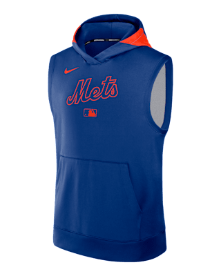 Мужское худи New York Mets Authentic Collection Men’s Nike Dri-FIT MLB Sleeveless Pullover Hoodie