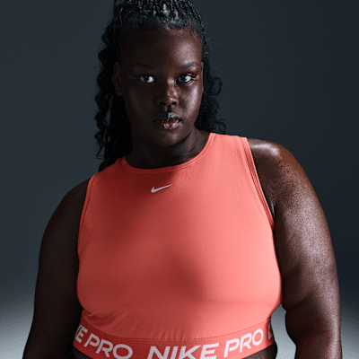 Nike Pro Women's Dri-FIT Cropped Tank Top (Plus Size)