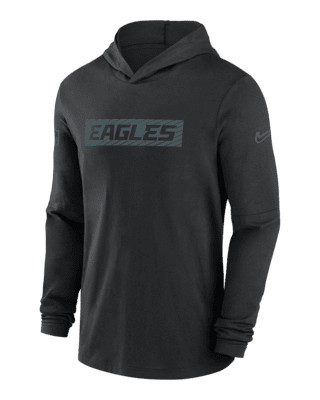 Мужские  Philadelphia Eagles Sideline Nike Dri-FIT NFL Long-Sleeve Hooded Top