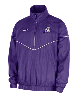 Мужская куртка Los Angeles Lakers Courtside Windrunner Nike NBA Anorak для бега
