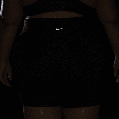 Nike One Women's High-Waisted 8" Biker Shorts with Pockets (Plus Size)