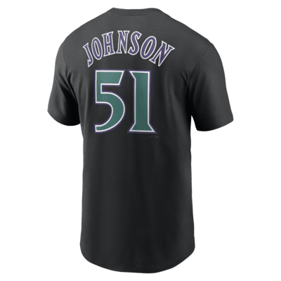Randy Johnson Arizona Diamondbacks Cooperstown Fuse Men's Nike MLB T-Shirt