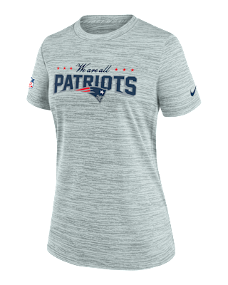 Женская футболка New England Patriots Rivalries Collection Sideline Velocity Nike Dri-FIT NFL